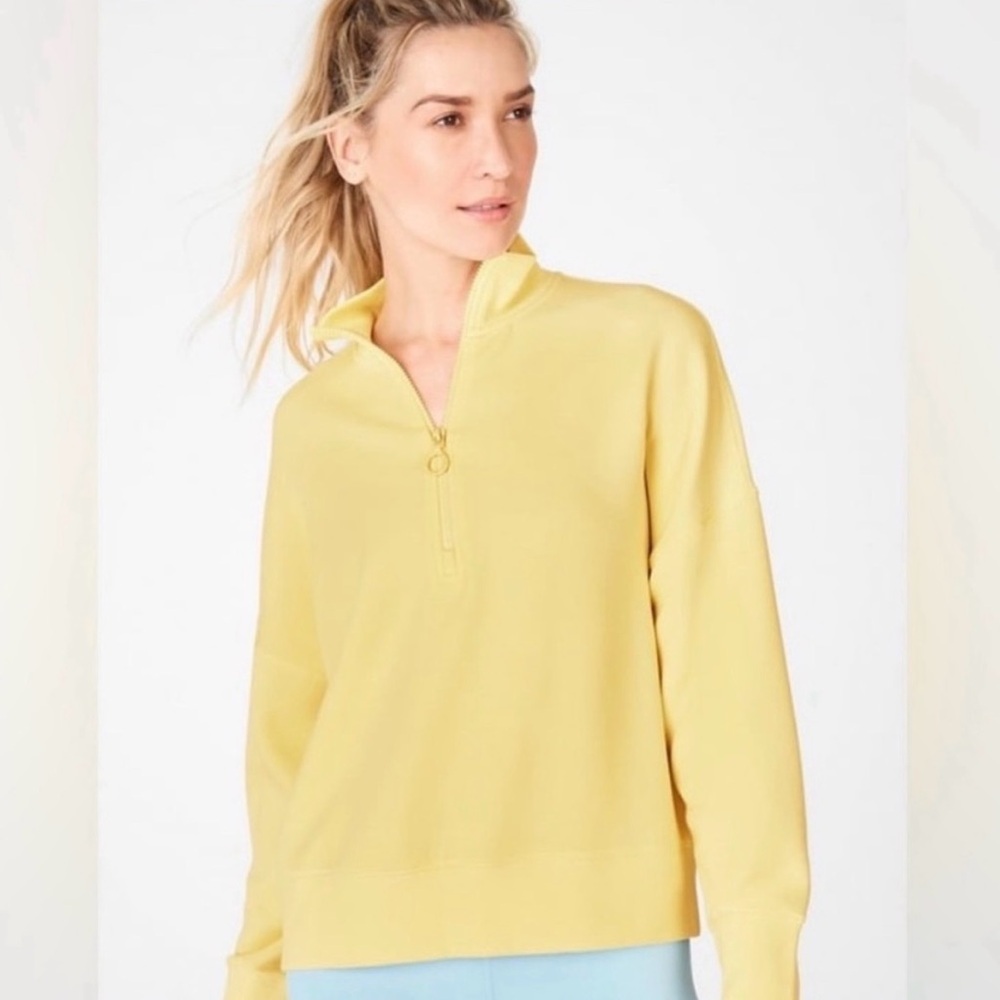 Fabletics Abriella Quarter Zip Pullover (Size XS)